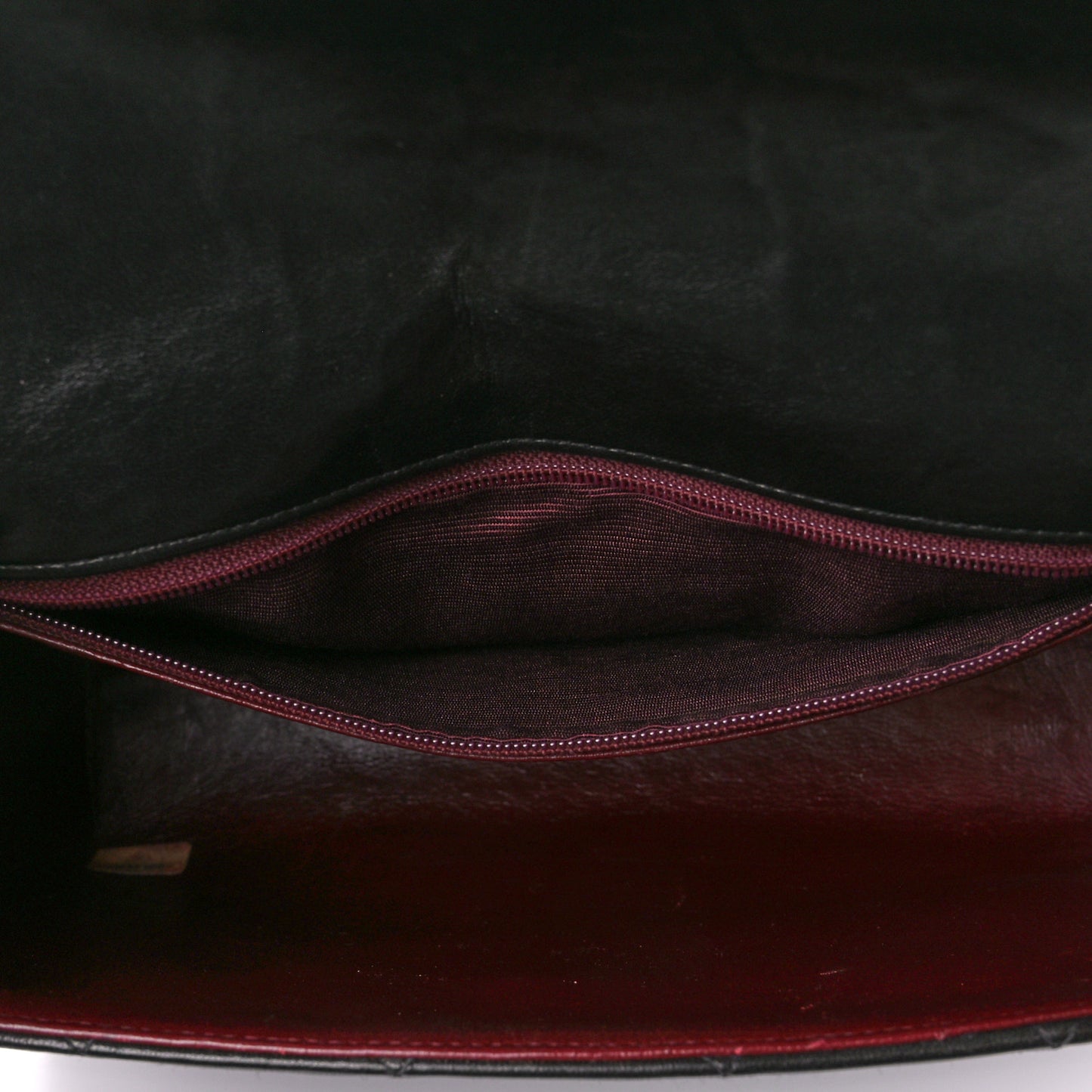 Lambskin Quilted CC Single Flap Shoulder Bag Black
