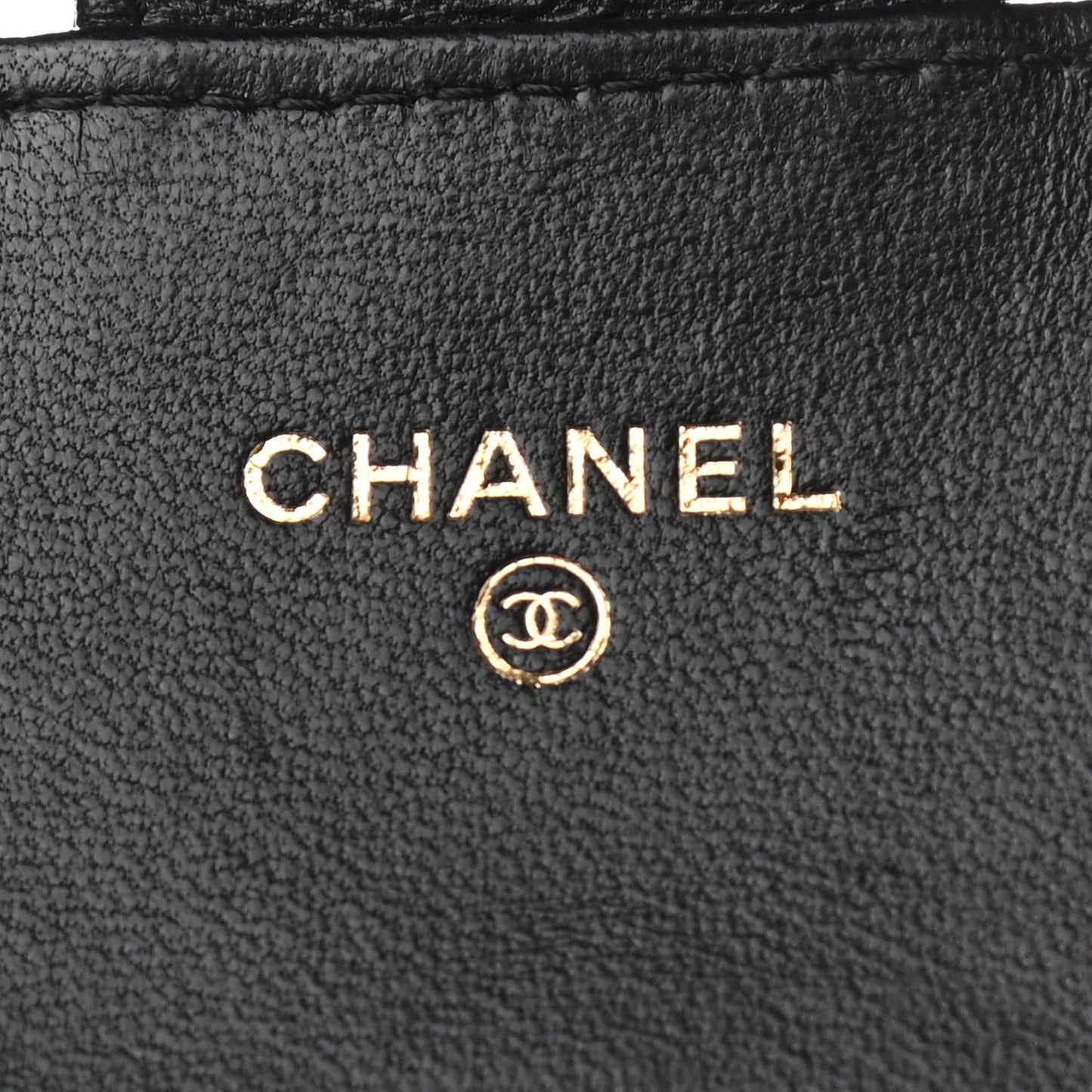 Lambskin Quilted Large Gusset Flap Wallet Black
