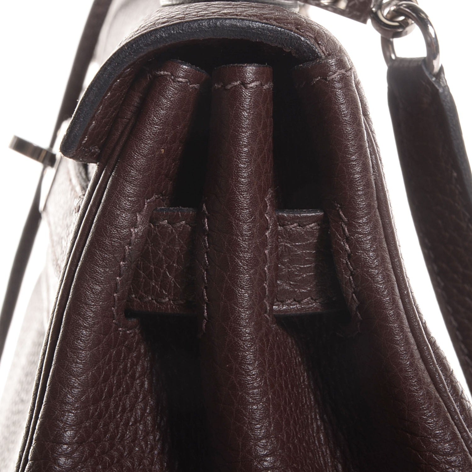 Hermes Togo Kelly Retourne 35 Chocolate 14 of 21