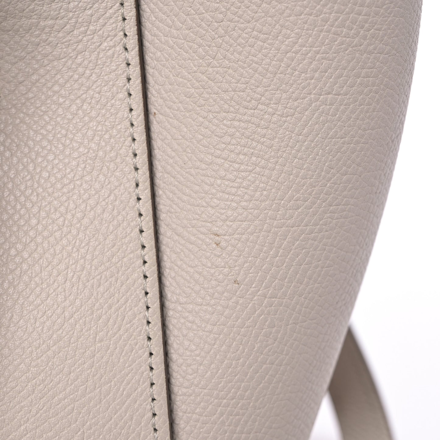 Baby Grained Calfskin Micro Belt Bag Light Taupe