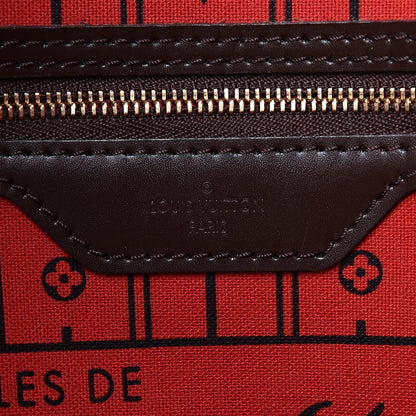 Louis Vuitton Damier Ebene Neverfull MM 6 of 10