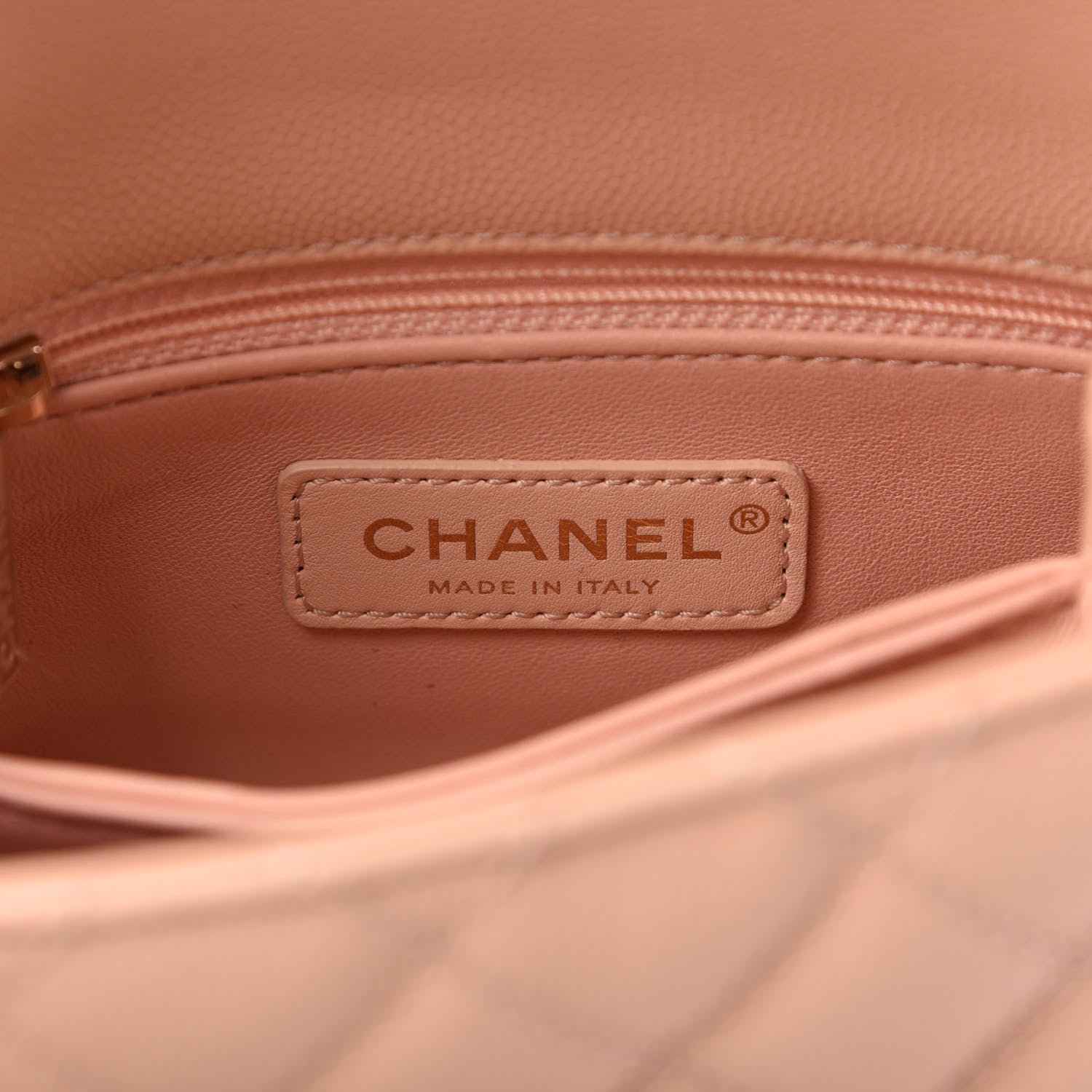 Chanel Caviar Quilted Extra Mini Coco Handle Flap Light Pink 8 of 10