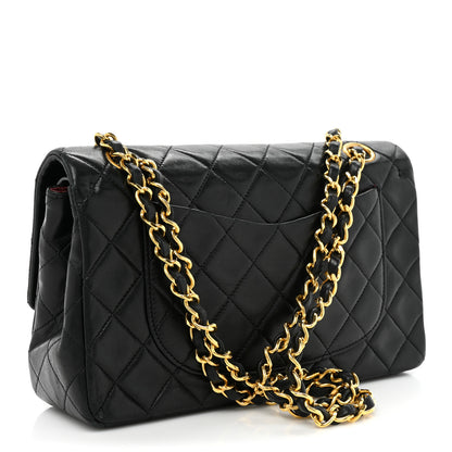 Chanel Lambskin Quilted Small Double Flap Black 3 of 18
