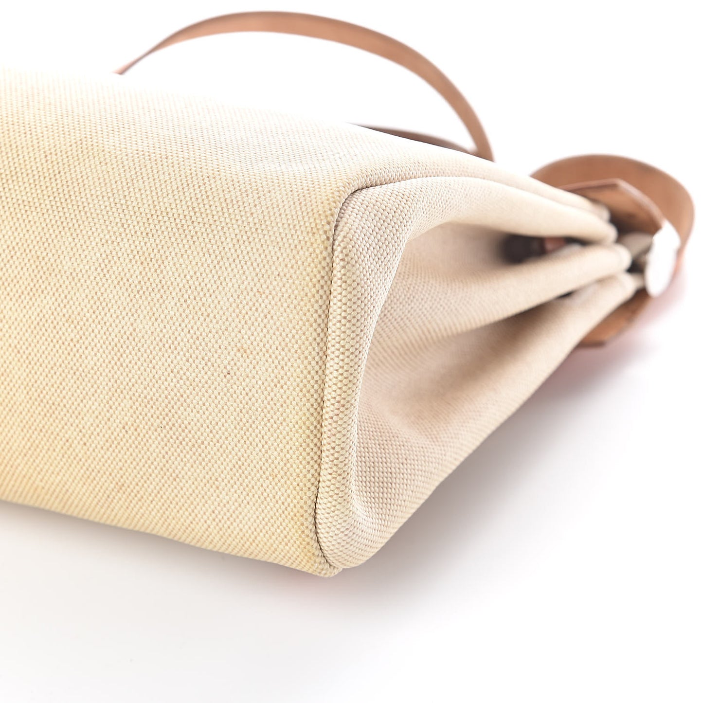 Toile Vache Calfskin Herbag 30 PM Backpack Natural