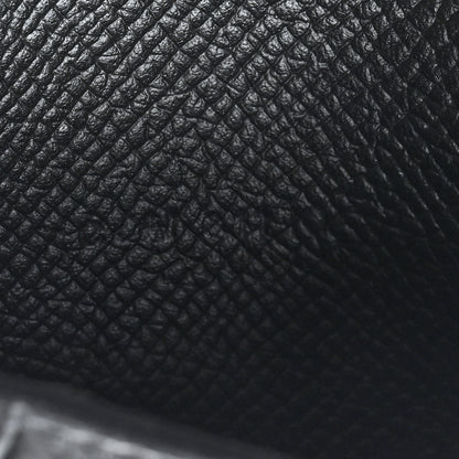 Hermes Epsom Medium Kelly Wallet Black 7 of 9