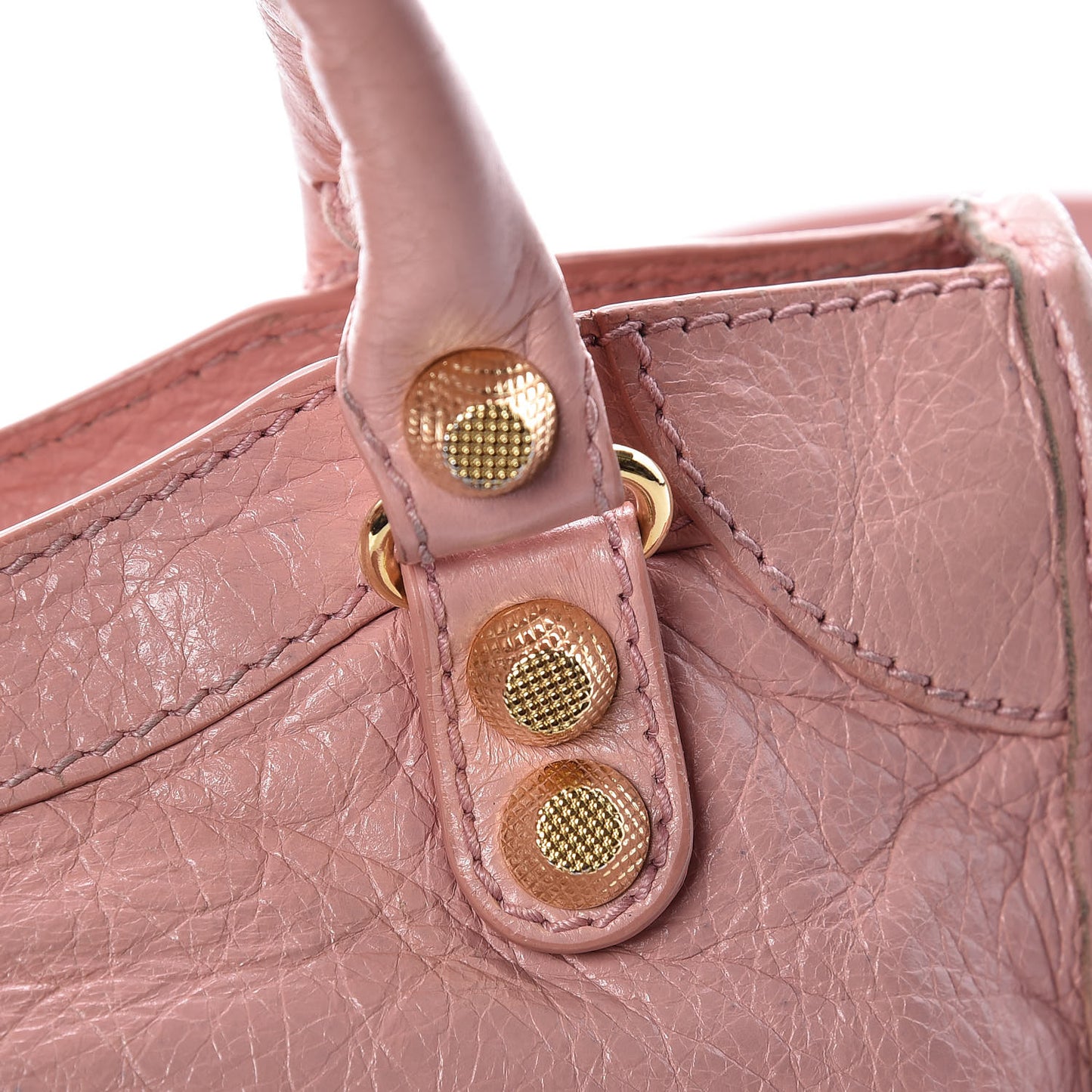 Agneau Giant 12 Gold Hardware Mini City Rose Peche