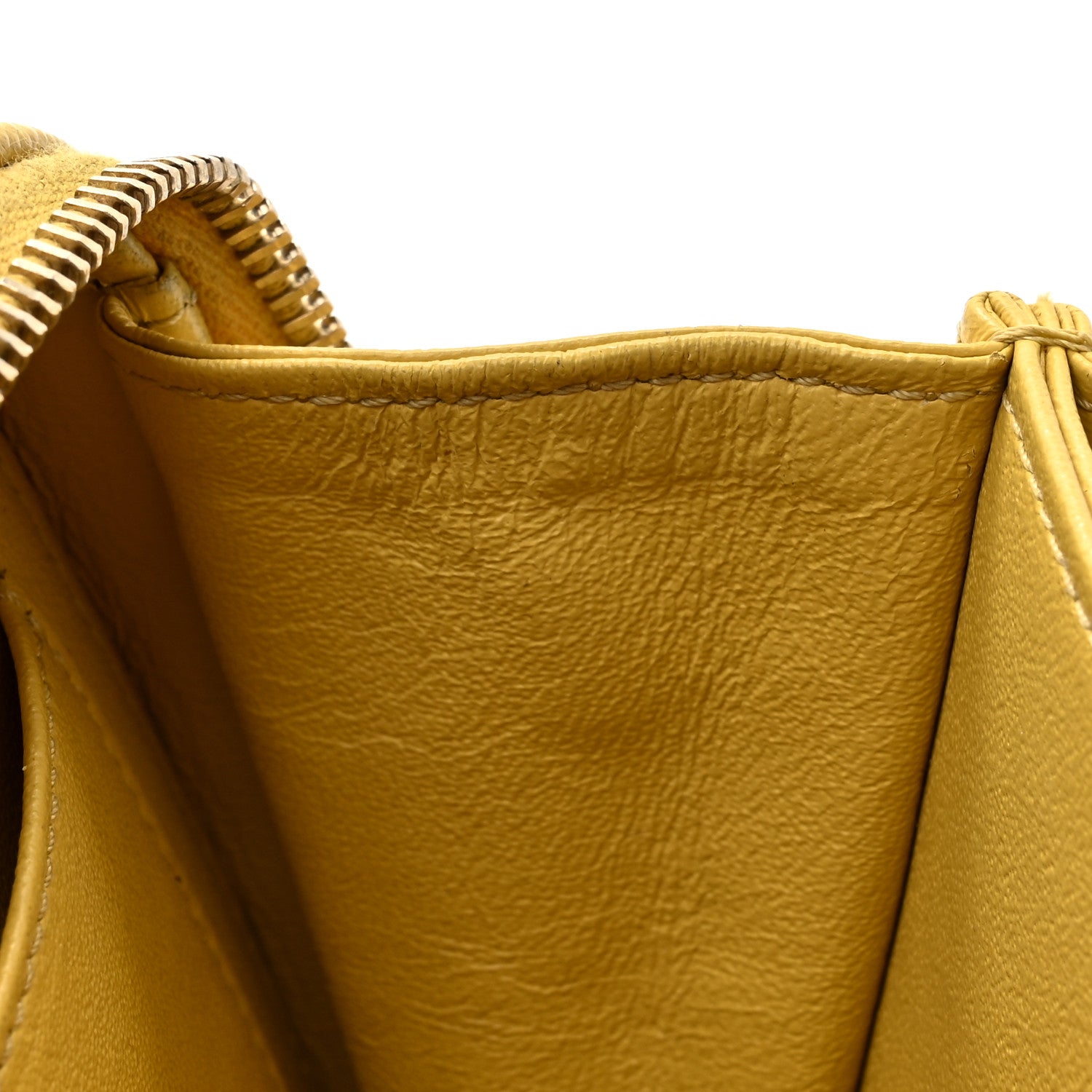 Chanel Caviar Quilted Small CC Filigree Vanity Case Yellow 12 of 14