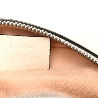Gucci Calfskin Matelasse Mini GG Marmont Round Shoulder Bag White 7 of 11