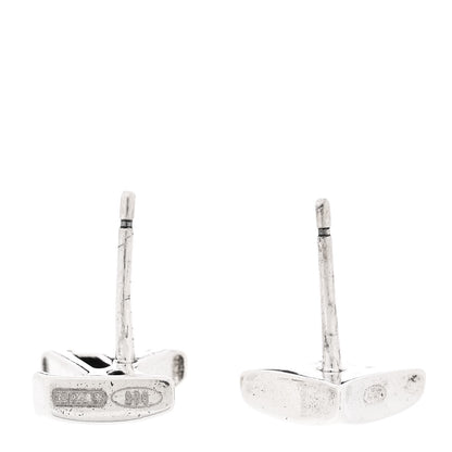 Louis Vuitton Sterling Silver Mens Sailor Stud Earrings 3 of 5