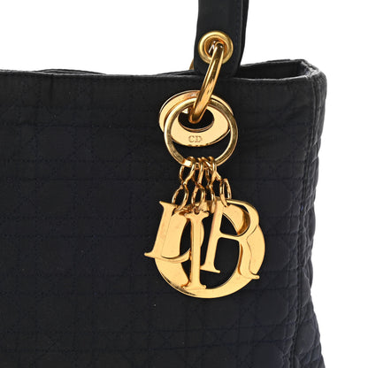 Christian Dior Nylon Cannage Medium Lady Dior Black 8 of 11