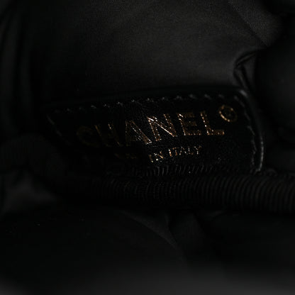 Chanel Calfskin Quilted Large Chesterfield Flap Black 8 of 11