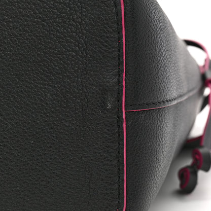 Louis Vuitton Calfskin Lockme Bucket Black 13 of 13