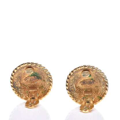 Chanel CC Clip On Earrings Gold 3 of 5