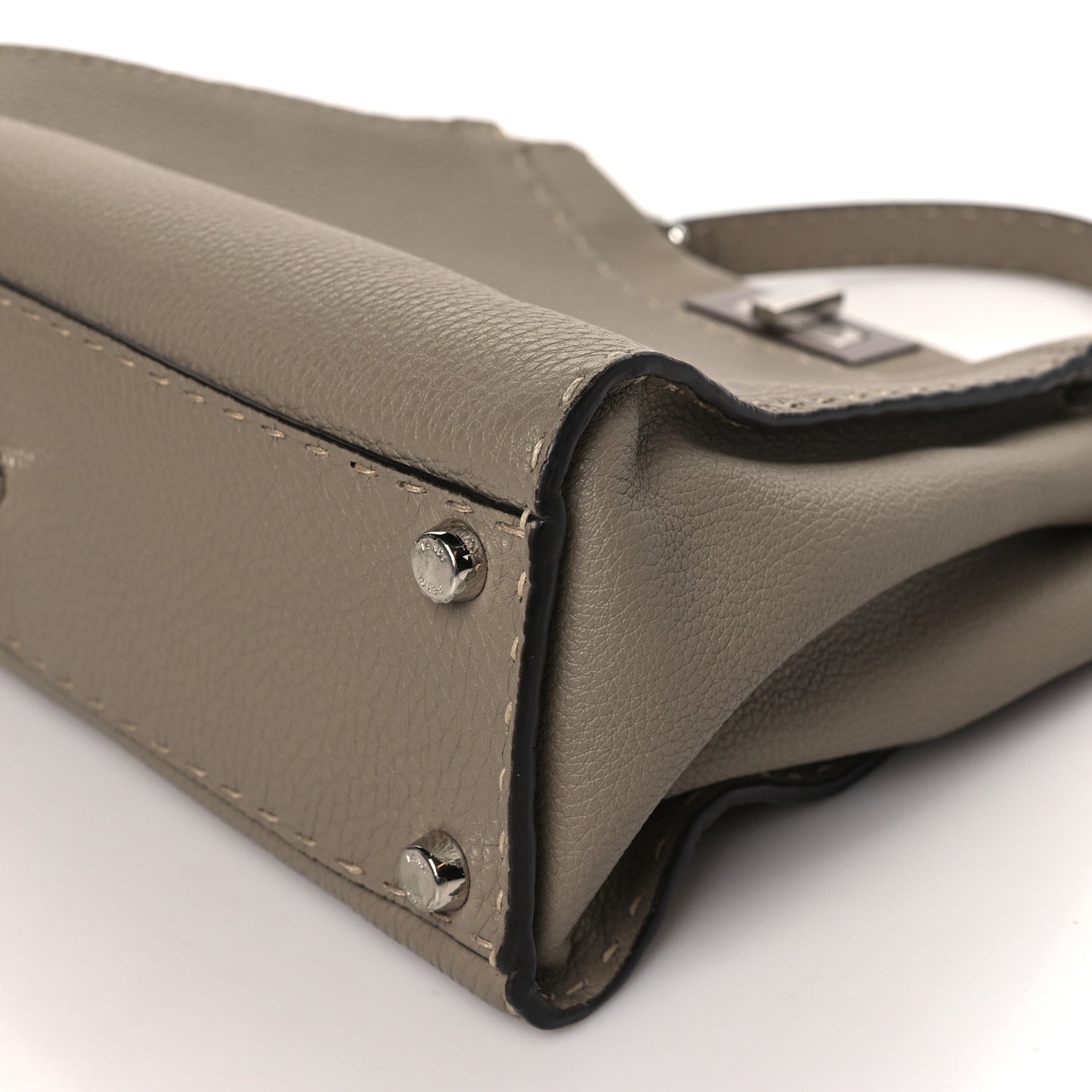 Cuoio Romano Selleria Medium Peekaboo Iconic Satchel Corda