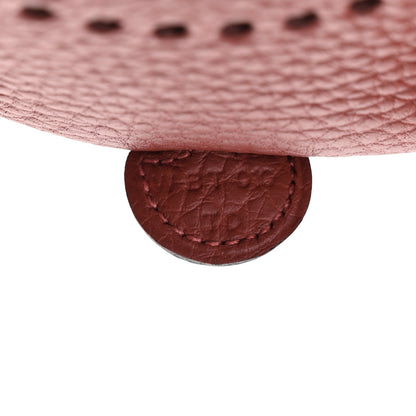 Hermes Taurillon Clemence Amazone Evelyne TPM Rouge H 7 of 10