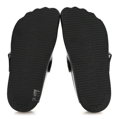 Balenciaga Matte Calfskin Sunday Mules 38 Black 6 of 8