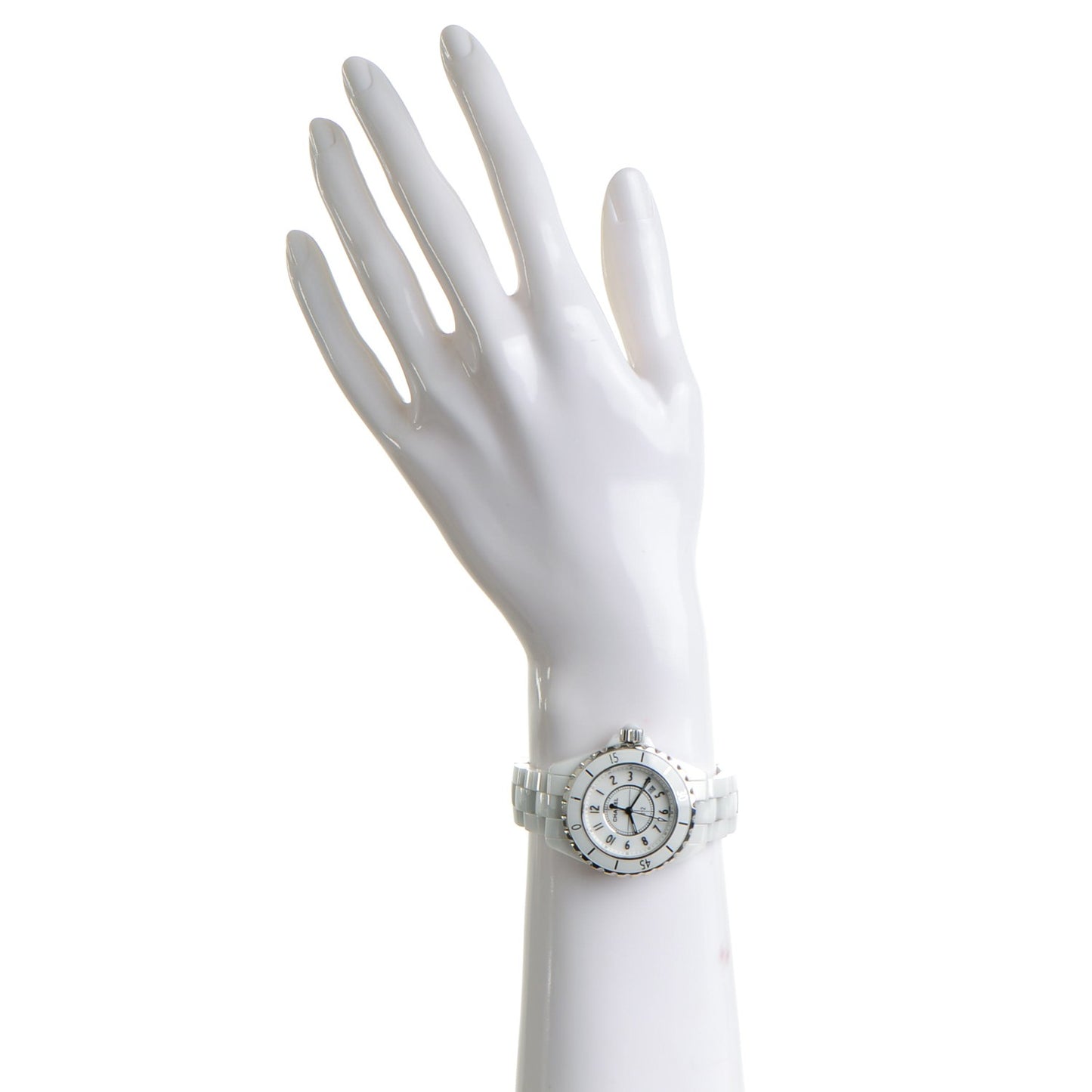 Stainless Steel Ceramic 33mm J12 Quartz Watch White