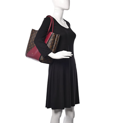Louis Vuitton Calfskin Monogram Kimono Tote Aurore 2 of 12