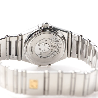 Omega Stainless Steel Diamond 22mm Constellation My Choice Quartz Watch Black 1566.56.00 4 of 6