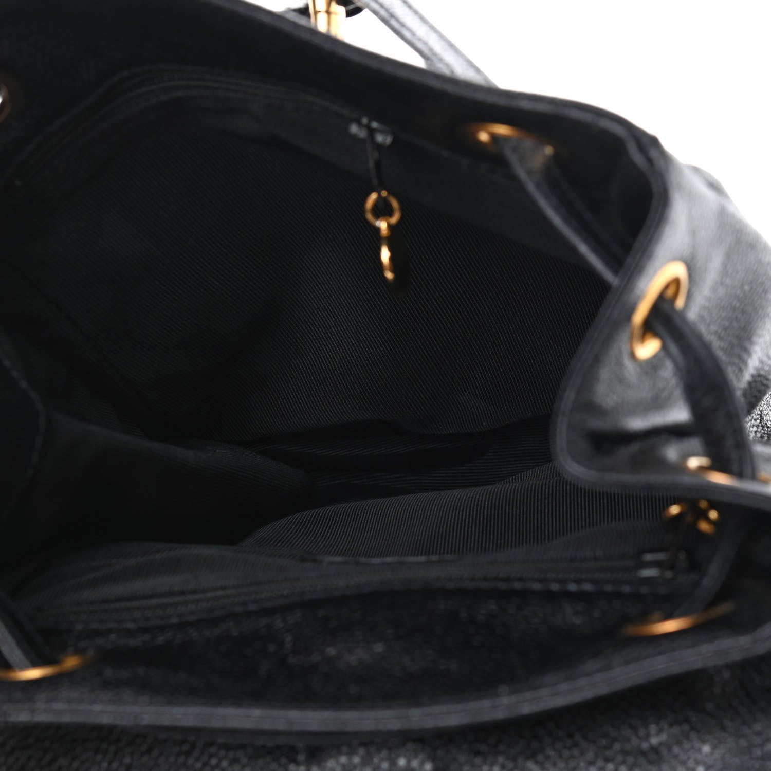 Chanel Caviar CC Backpack Black 5 of 9