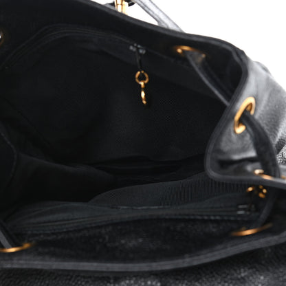 Chanel Caviar CC Backpack Black 5 of 9