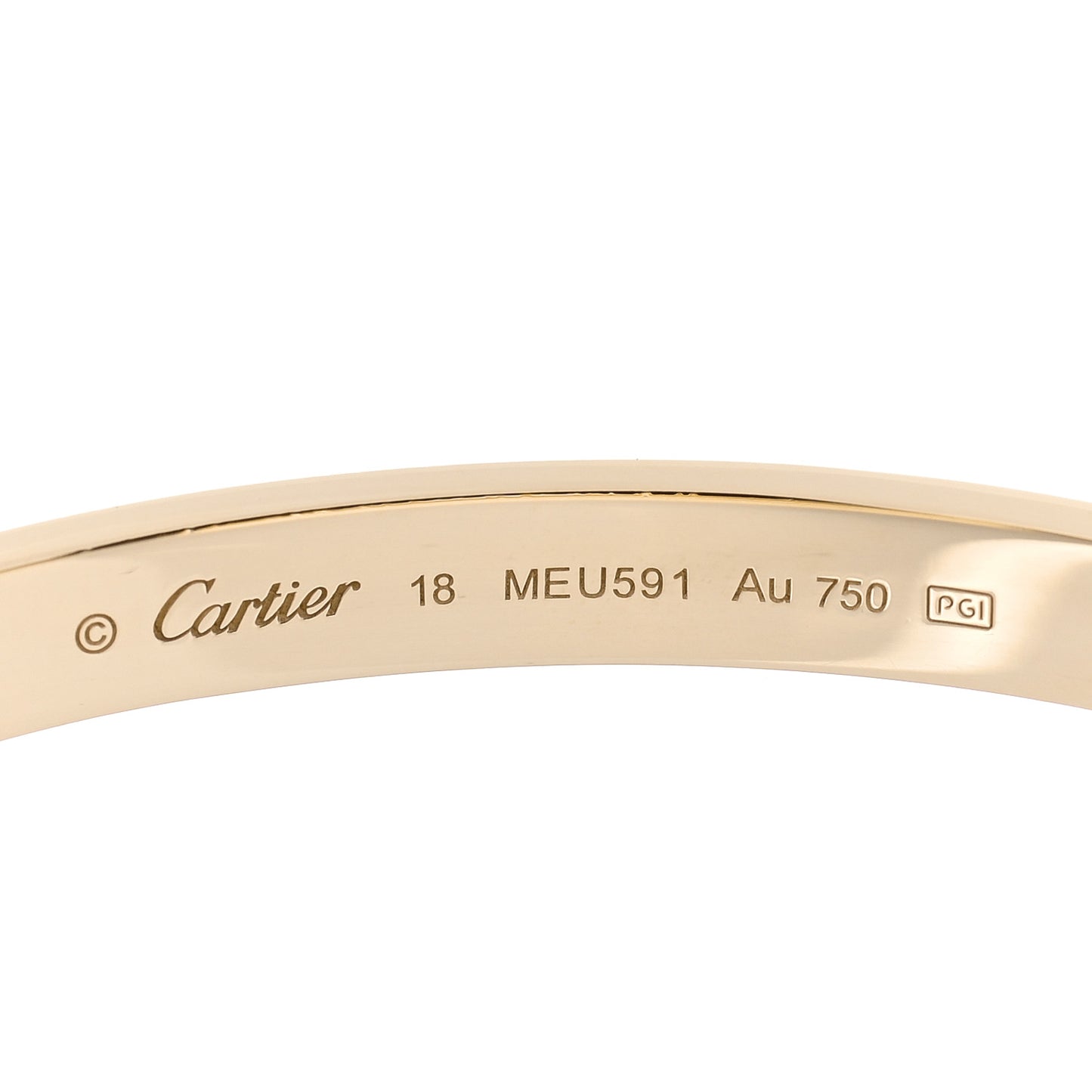 18K Yellow Gold LOVE Bracelet 18
