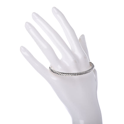 David Yurman Sterling Silver Narrow Cable Classics Bracelet 2 of 7