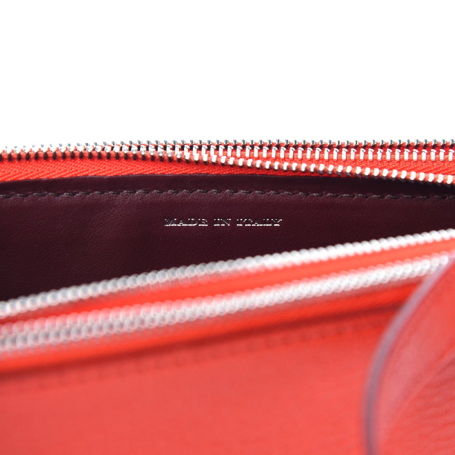 Burberry Grainy Goatskin Triple Zip Crossbody Bag Bright Red 9 of 10