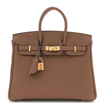 Hermes Togo Birkin 25 Alezan 1 of 11