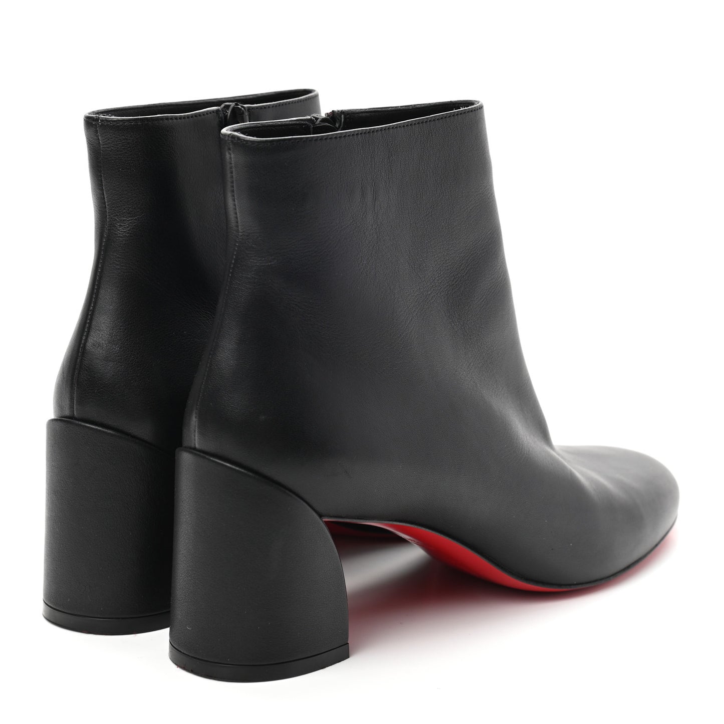 Calfskin Turela 55 Ankle Boots 38.5 Black