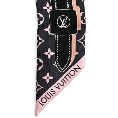 Louis Vuitton Silk Monogram Rising Confidential BB Bandeau Black Rose 2 of 5