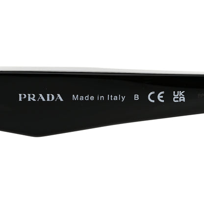Prada Acetate Oval Sunglasses SPR 26Z Black Purple 6 of 8