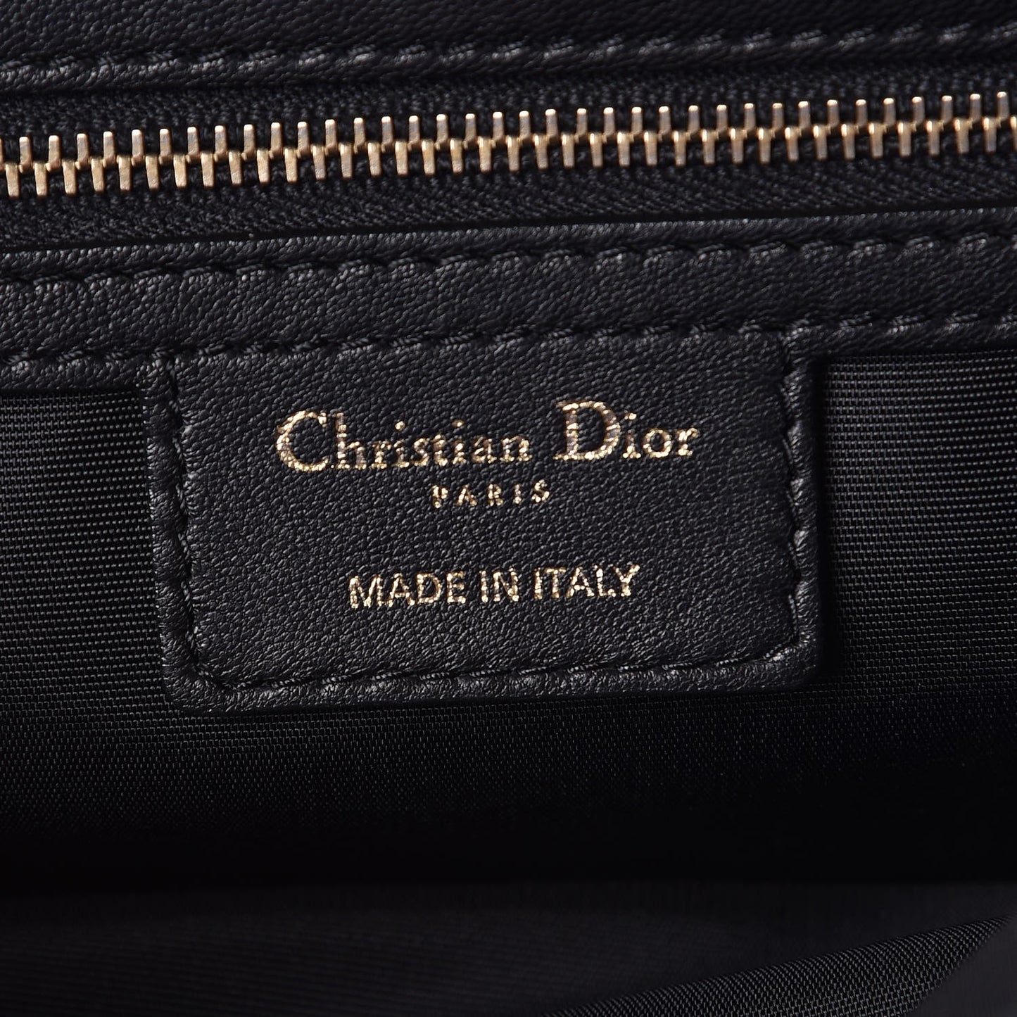 Lambskin Cannage Medium Delidior Flap Bag Black