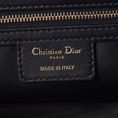 Christian Dior Lambskin Cannage Medium Delidior Flap Bag Black 6 of 7