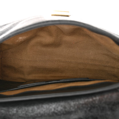 Givenchy Creased Patent Calfskin Small ID Flap Black 5 of 10