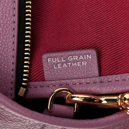 Marc Jacobs Grained Calfskin Small The Tote Bag Orchid Haze 7 of 12