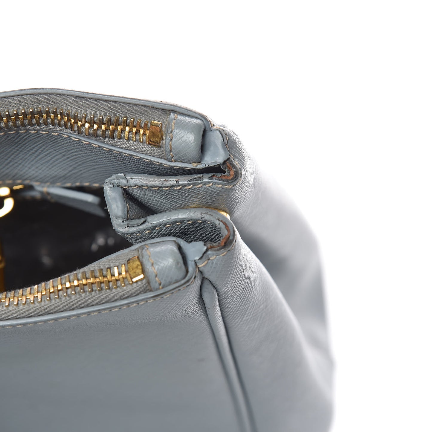 Saffiano Medium Galleria Double Zip Tote Lago