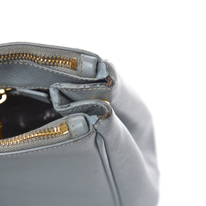 Prada Saffiano Medium Galleria Double Zip Tote Lago 8 of 17