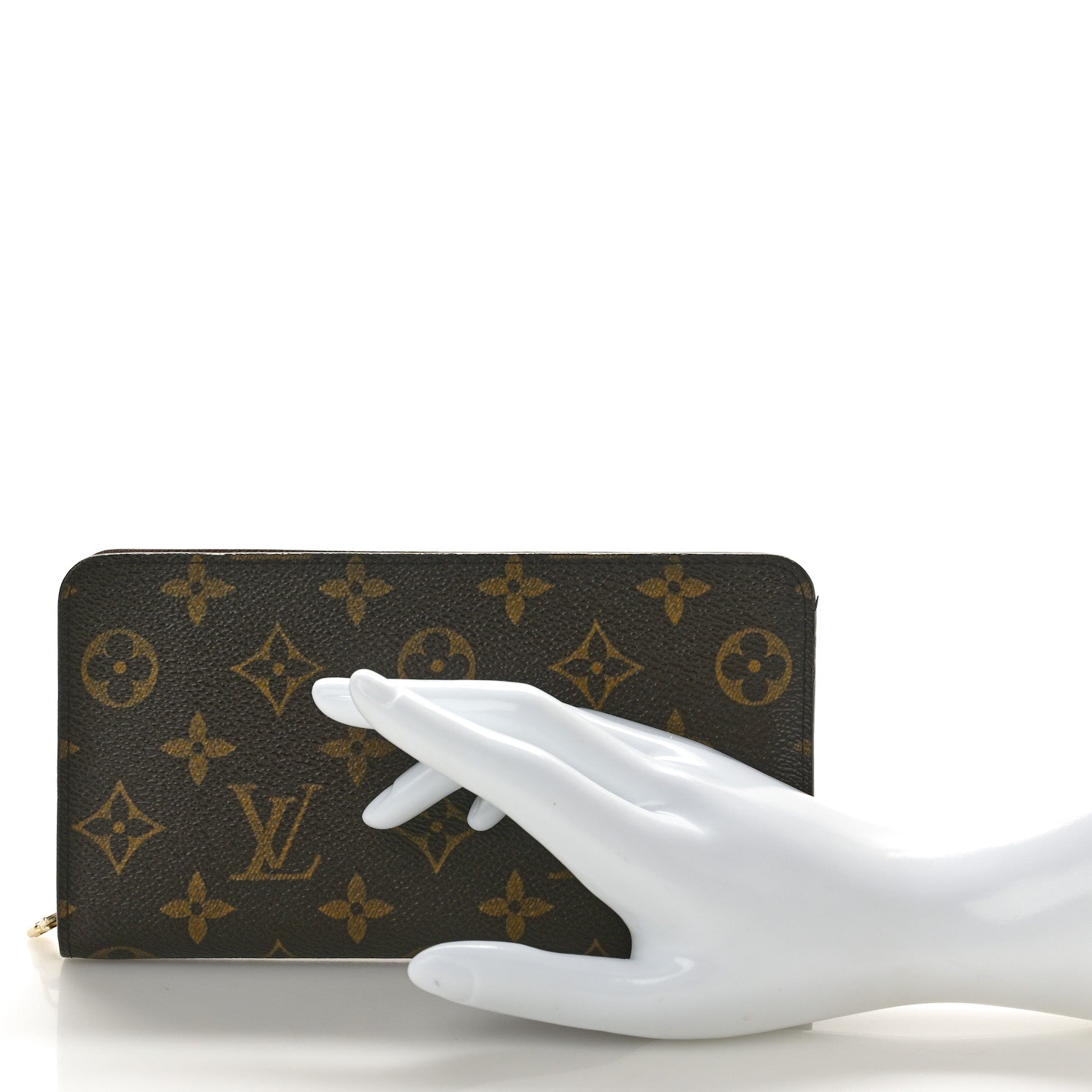 Louis Vuitton Monogram Porte-Monnaie Zippy Wallet 2 of 8