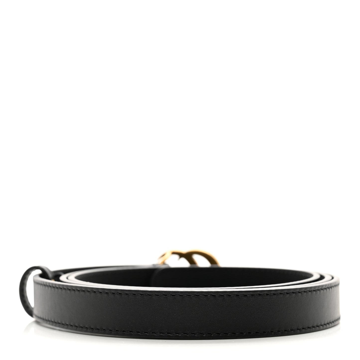 Calfskin Double G 20mm Belt 110 44 Black