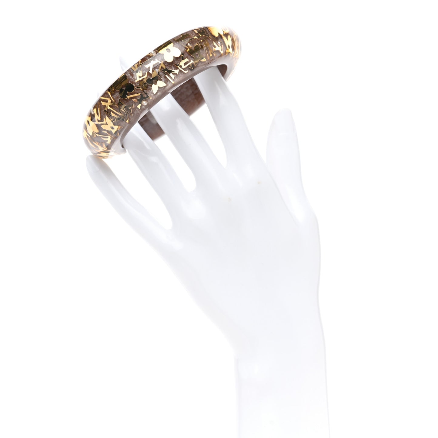 Resin Swarovski Medium Inclusion Bracelet GM Praline