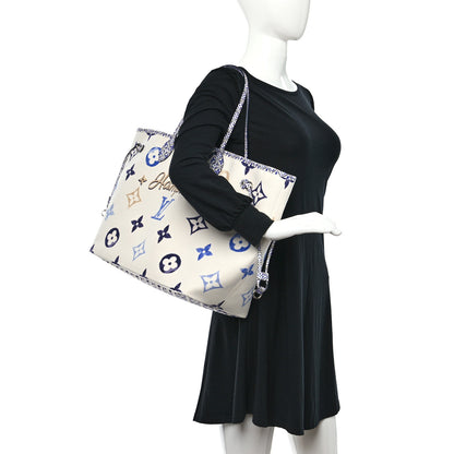 Louis Vuitton Monogram Canvas By The Pool Hamptons 2.0 Neverfull GM Blue 2 of 9
