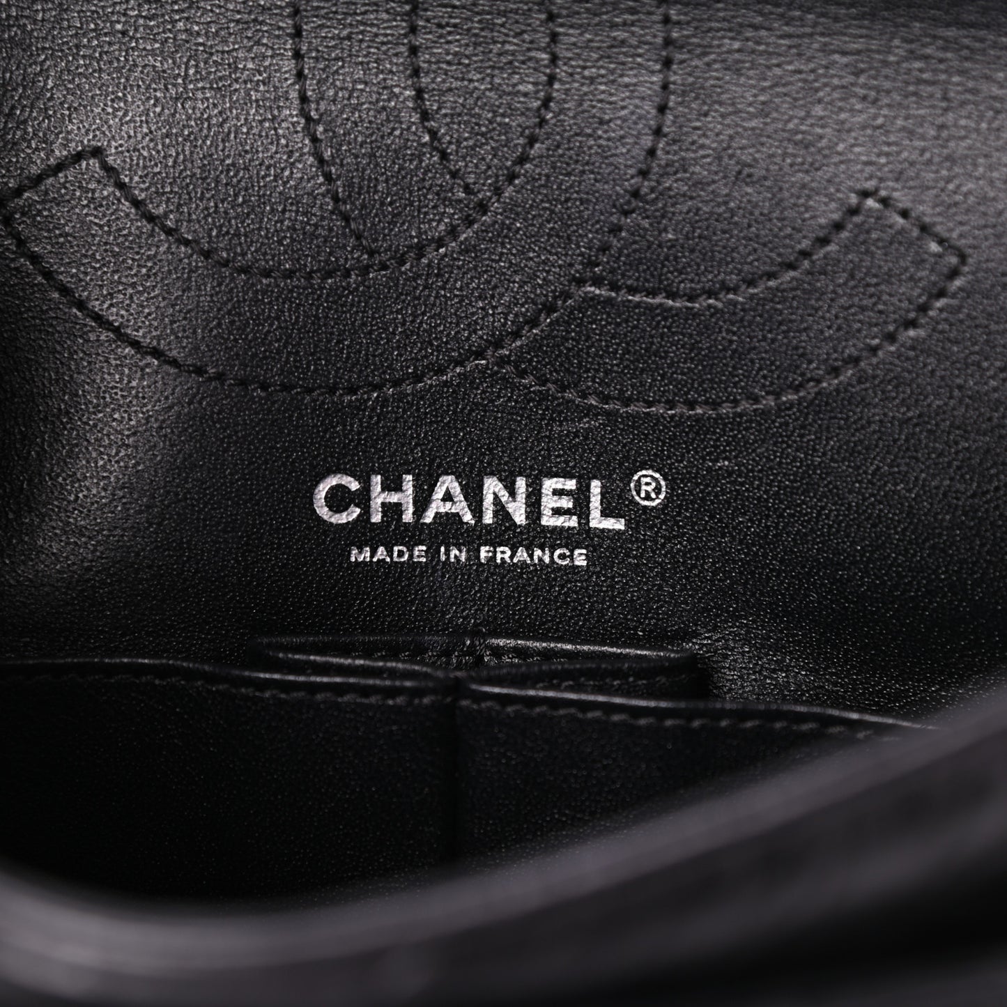 Aged Calfskin Quilted 2.55 Reissue 225 Flap So Black
