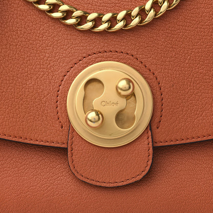 Chloe Goatskin Medium Mily Shoulder Bag Sepia Red 8 of 9