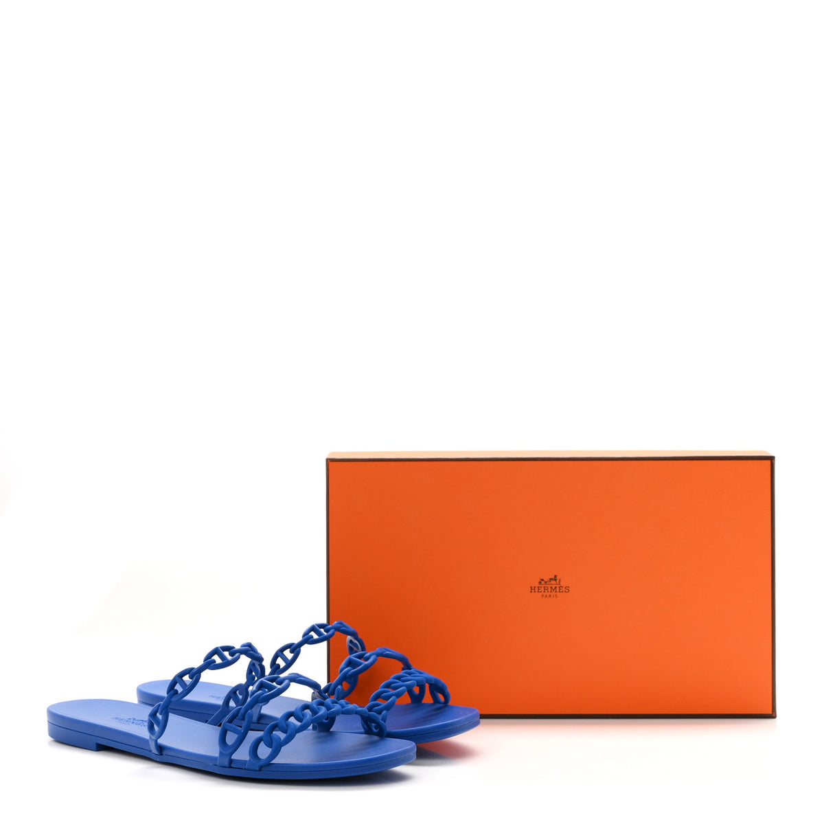 Rubber Chaine d'Ancre Rivage Sandals 39 Bleu Smalt