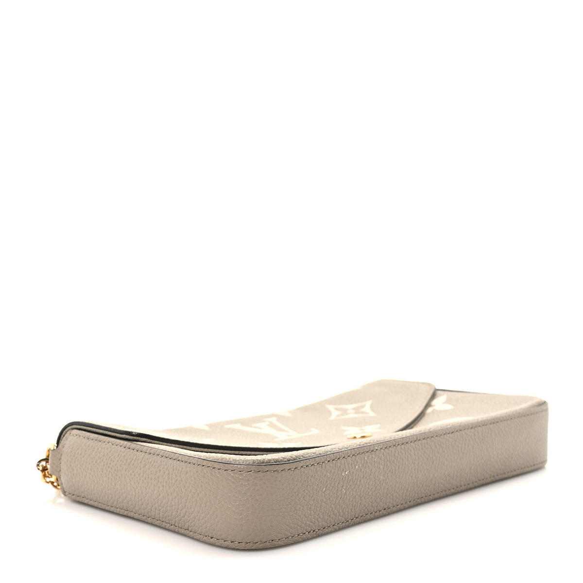 Louis Vuitton Empreinte Monogram Giant Felicie Pochette Tourterelle Creme 3 of 8