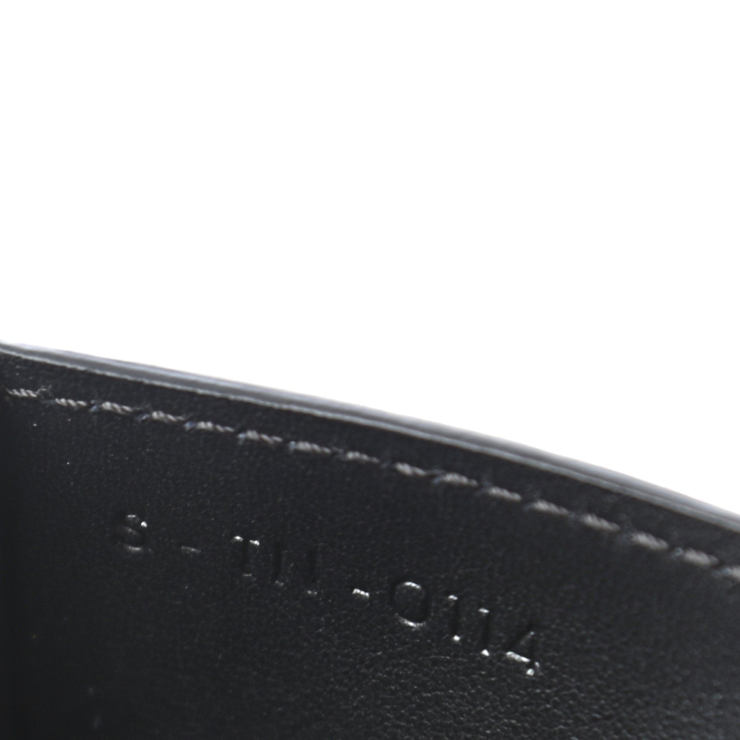 Celine Pony Hair Calfskin Diamond Card Case White 8 of 8