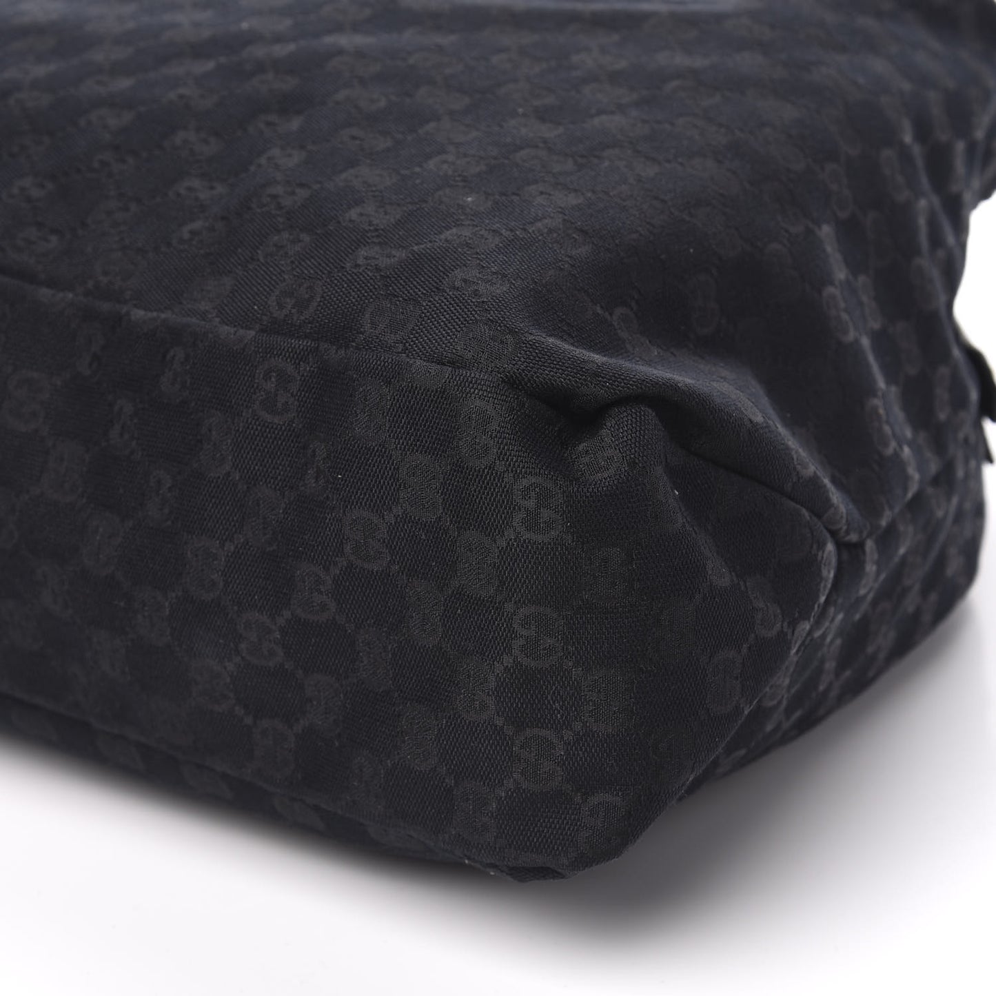 Monogram Large Zebra Horsebit Chain Hobo Black