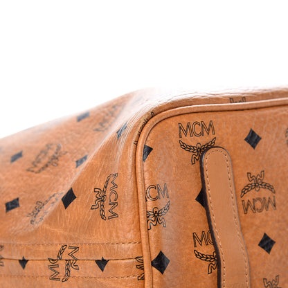 MCM Visetos Shopper Tote Cognac 11 of 12