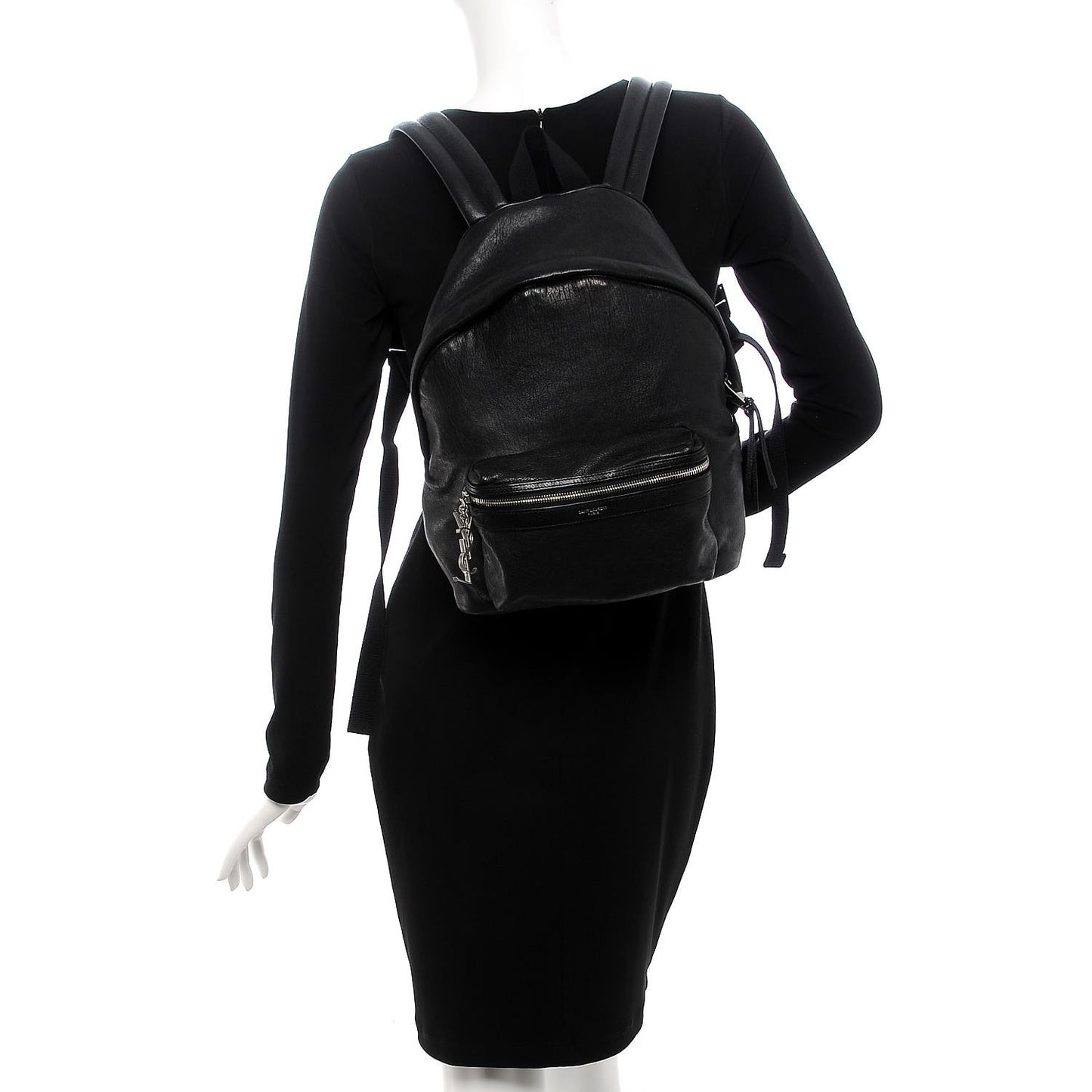 Lambskin Mini City Backpack Black